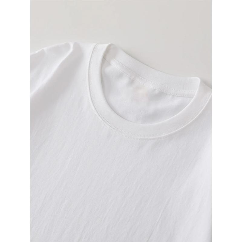 Men's Summer Casual Sports Fashion T-Shirt , Soft, Breathable, Loose Fit,Regular Fit Crew Neck T-shirt, Stylish ,Suitable for Gym and Casual Attire