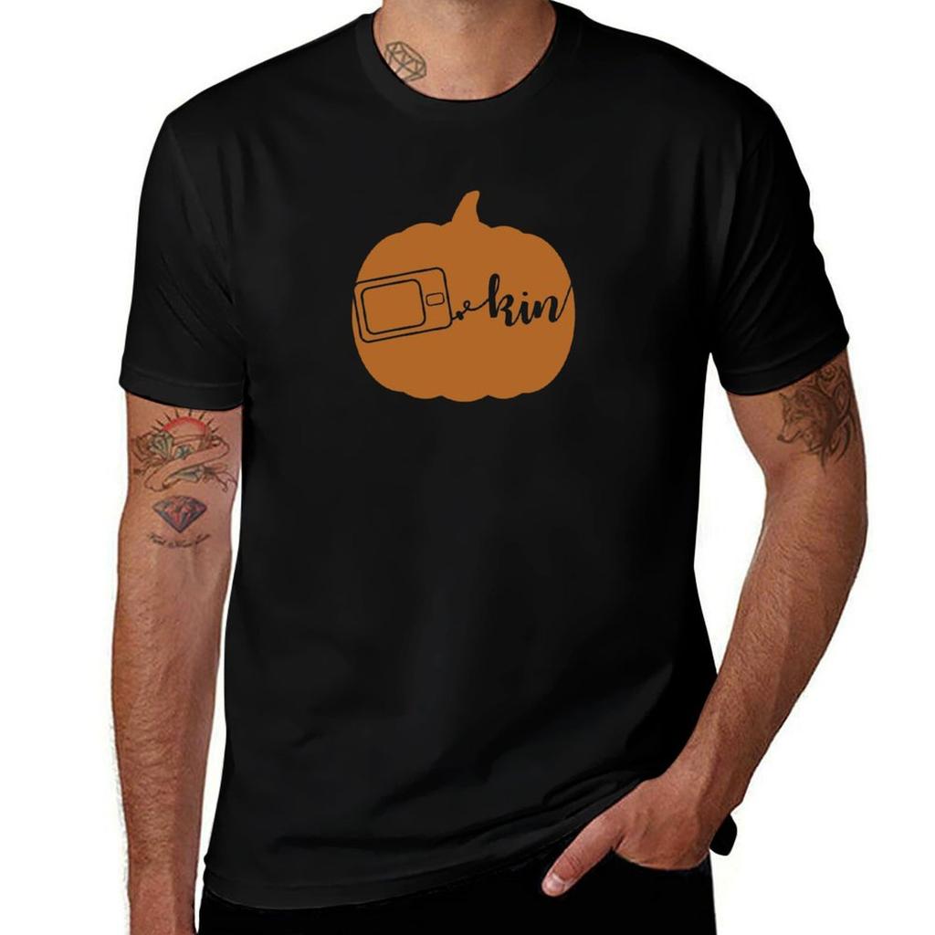 Pumpkin Tshirt Casual All Match Short Sleeve Tshirt
