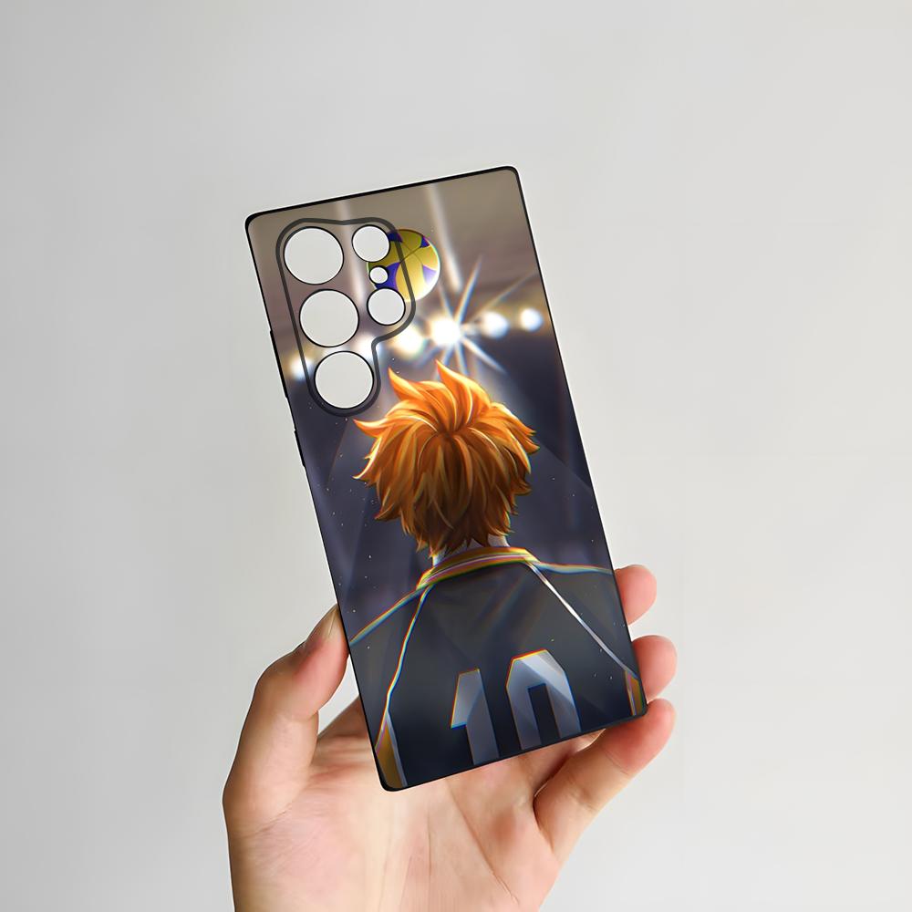 Custodia per Telefono Anime H-Haikyuu Per Samsung S26 S25 Plus S20 S20 Plus S22 Ultra S23 FE S21 Plus S21 Ultra Cover Morbida