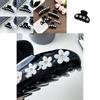 Luxurious Oversized Flower Hair Claw Charming Acetate Rhinestone Grab Clip For Women