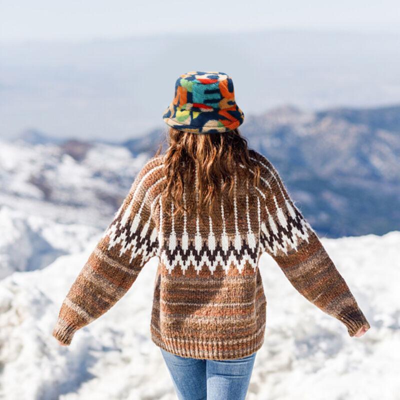 Creative Colorful Printed Fisherman Hat For Women Fashionable And Stylish For Autumn And Winter