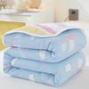 Class A 100% Cotton Six-Layer Gauze Blanket for Children - Lightweight Air Conditioning Quilt, Available In Single/Double Sizes for Summer