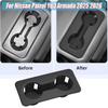 Car Rear Cup Holder Drink Rack Liner For Nissan Patrol Y63 Armada 2025 2026 Second Third Row Beverage Holder Interior Accessorie