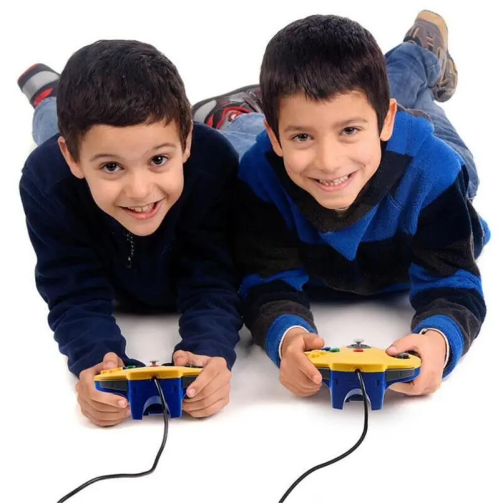 N64 Controller Klassisch USB Kabelgebunden Fernbedienung Gamepad Gaming Joystick Zubehör Klassisch 64 Konsole Retro Spiele für Mac Computer PC