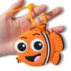 Pixar Finding Nemo & Monsters University Coin Purse Keychain - Soft Silicone Kid Accessories for Birthday Christmas Gift
