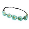 Unique Floral Wreath Daisy Hair Accessories Elastic Flower Headband Headwear For Festivals And Weddings Halloween Party