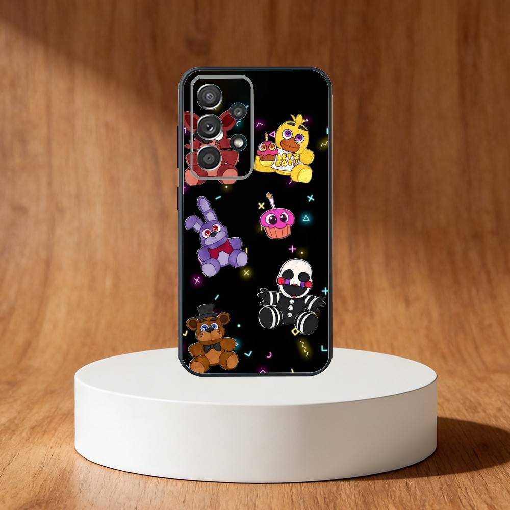 Five Nights At F-Freddys F-Fnaf Phone Case For Samsung S25,S24,S21,S22,S23,S30,Ultra,S20,Plus,Fe,Note,10,9,5G Black Cover