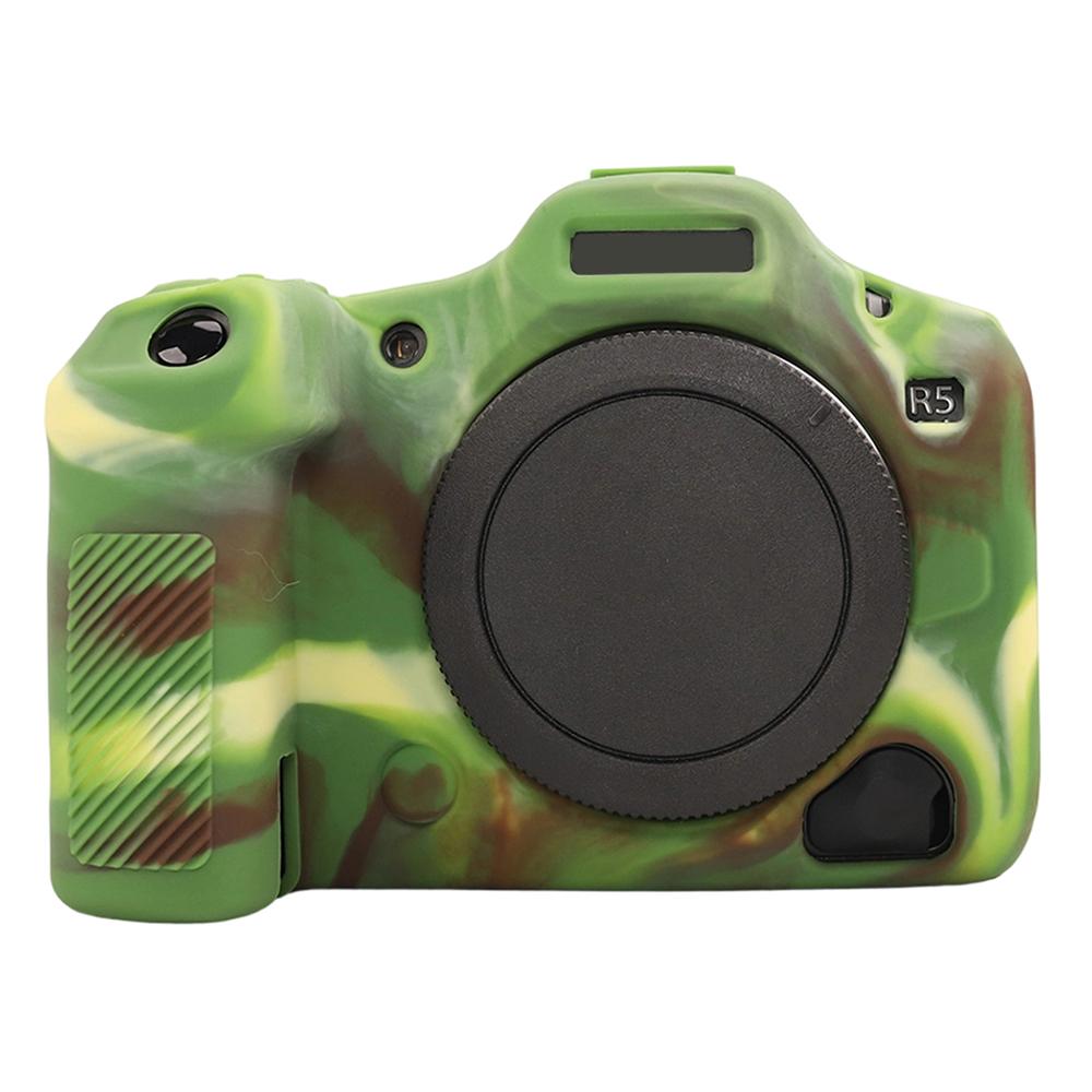 For Canon EOS R5 Mark II Glossy Camera Case Anti-Scratch Silicone Protective Cover
