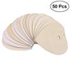 50/100pcs 100mm Wooden Love Heart Christmas Ornaments Blank Slice for DIY Craft Making, Painting, Christmas Decorations