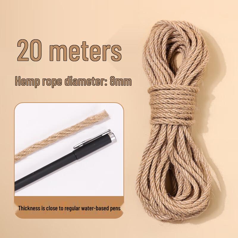 

DIY Cat Scratching Post Cotton Hemp Rope