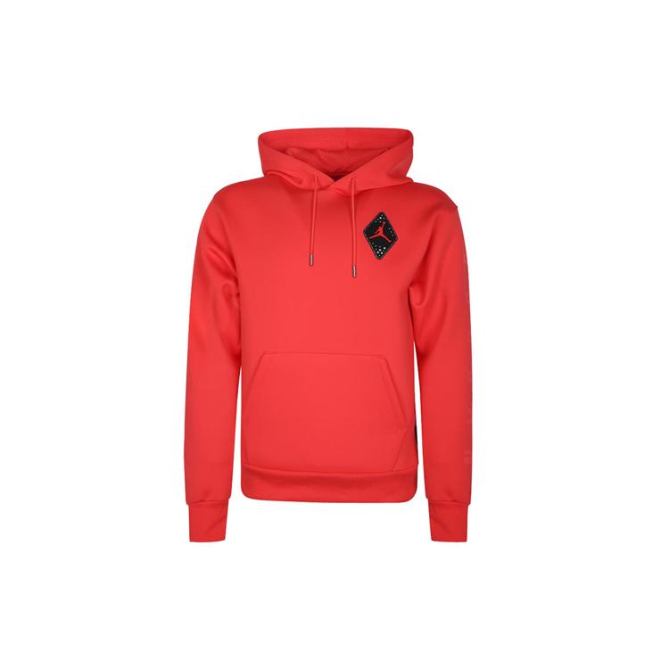 Jordan Sweatshirts Men s Orange Red Hooded Moderate Regular BV5404-850 L