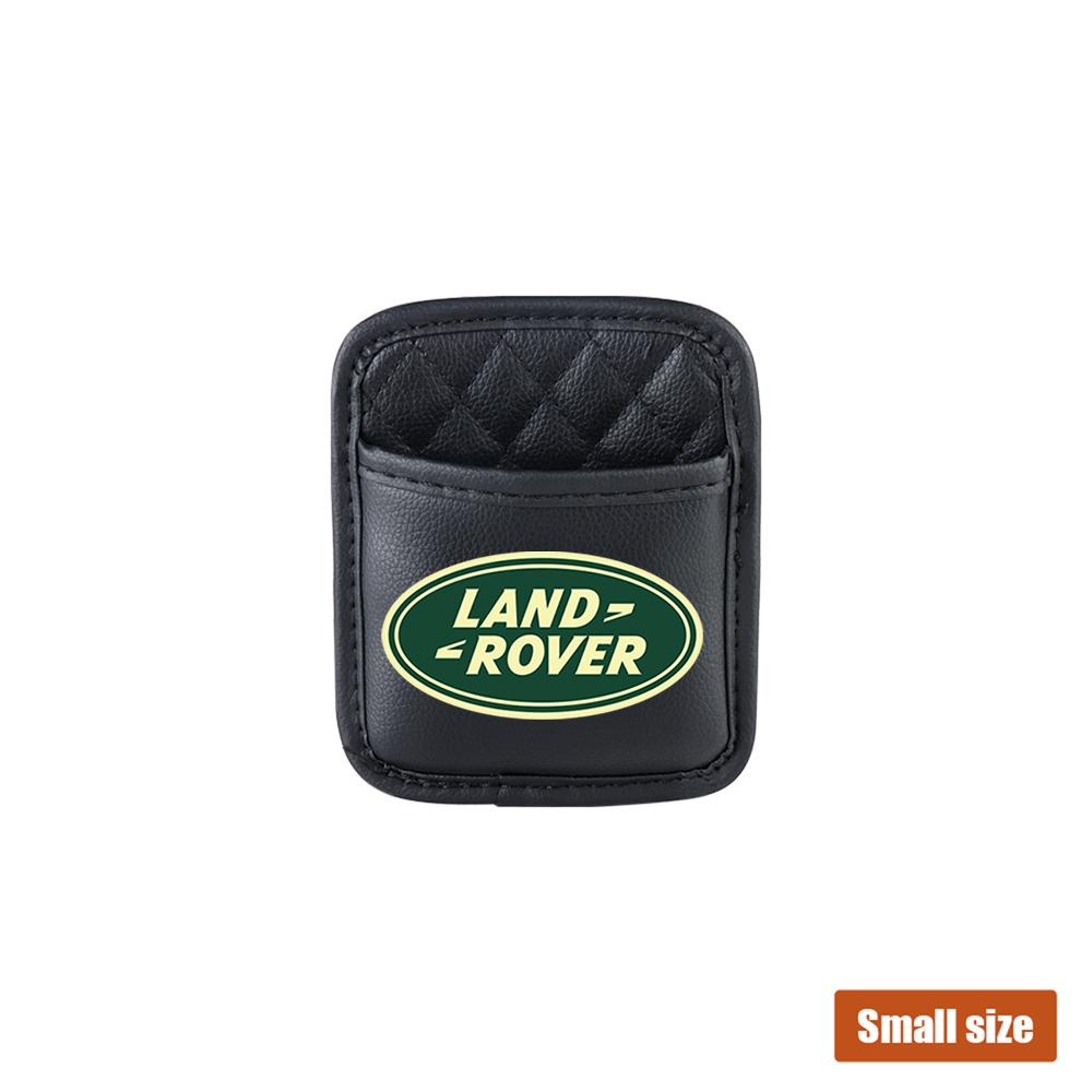 Leather Car Storage Pocket Seat Back/Door/Center Console Organizer for Land Rover Discovery Freelander 3 SVR L320 L330 Evoque Defender Range Rover