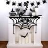 Halloween Party Decoration Hanging Banners Fireplaces Spiderweb Cover For Various Occasion
