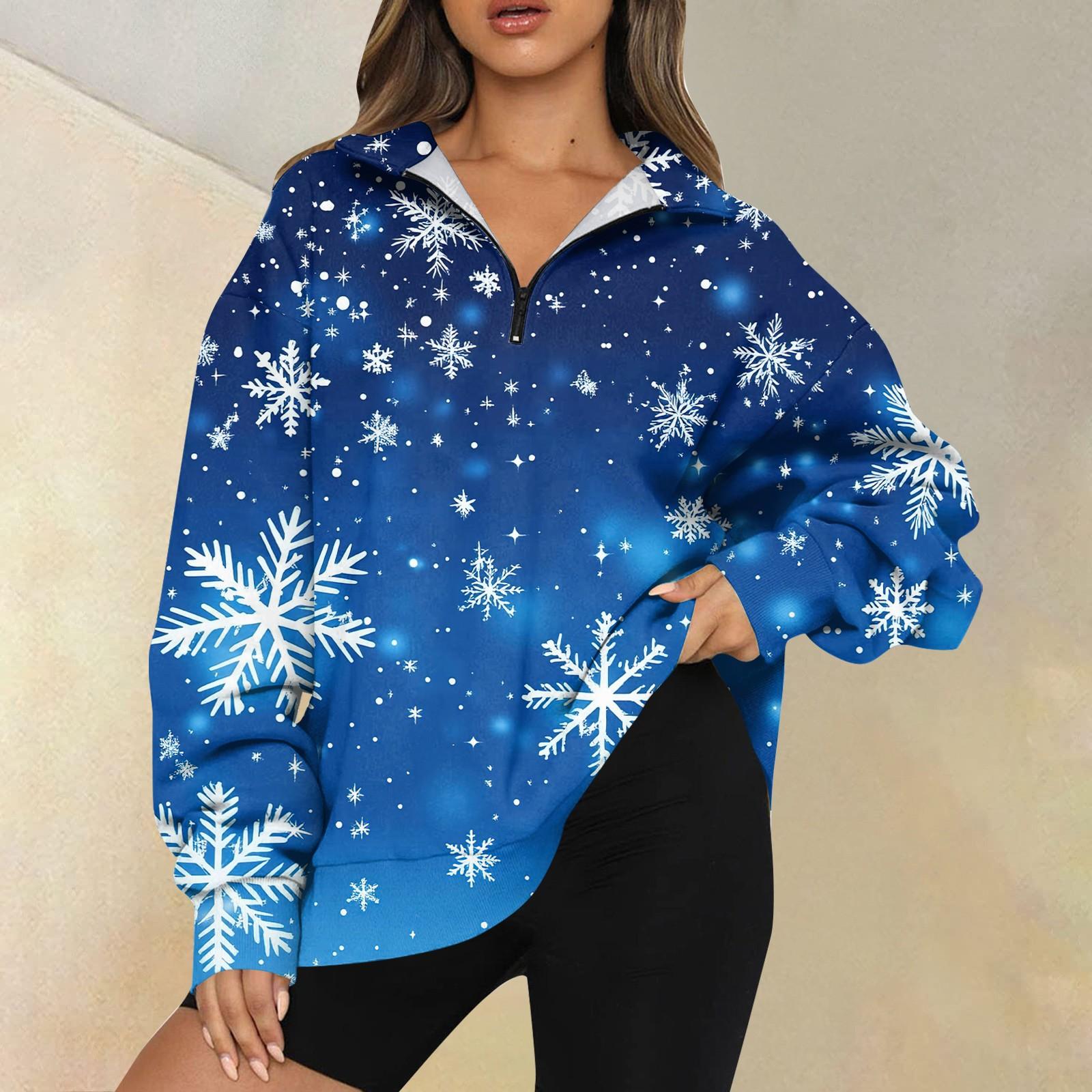 

Женская повседневная мода с длинным рукавом и принтом, свободный свитшот на молнии XL