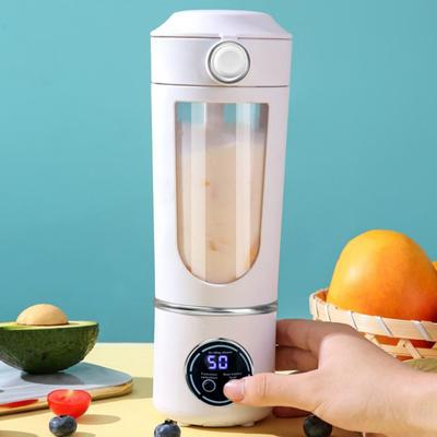 Przenośny kubek do wyciskania soku, blender ładowany przez USB z 12-ostrzowym mini blenderem do smoothie, wyciskarka do soku na wynos do podróży, biura
