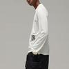 Y-3 Logo-Print Rundhals Langarm Oversized T-Shirt Unisex T-Shirt Weiß IZ3121