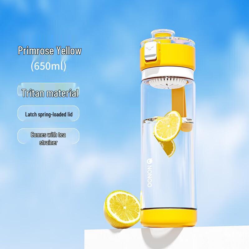 NONOO Square Buckle Stainless Steel Sports Water Bottle