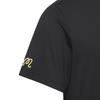 MALBON GOLF Back Bucket Point Mock Neck T-Shirt Black (Man)