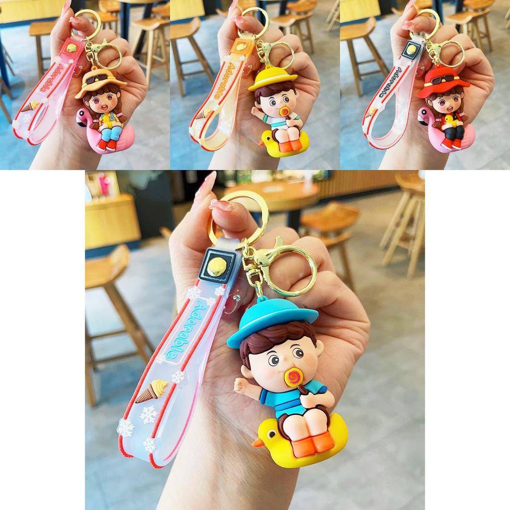 Adorable Cartoon Animal Keychain Accessory For Boys And Girls Perfect For Bags And Cars