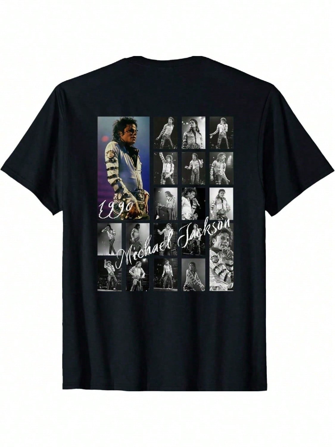 -077_Back Printed T-Shirt S разноцветный