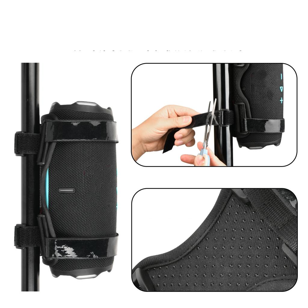 Black Speaker Holder Suitable For JBL Xtreme 3/4 Speaker Strap For Charge5/6 Speaker Bike Strap For Flip7/6 Speaker Holder