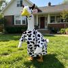 Cow Print Costume Set - Funny Clothing Outfit, Decoy Wear, Pet Costume ( Not Included)