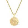 Simple Sunshine Is A Stylish Sports Men's Necklace Basketball Personality Simple Popular Couple Party Holiday Gift Pendant