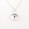 Iolite Gemstone 925 Sterling Silver Jewelry Handmade Pendant 1.4" For Wedding PP-57-6