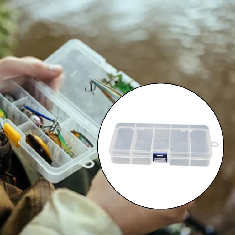 Adjustable Temperature Resistant Fishing Tool Organizers Double Layer Fishing Baits Storage Case with Secure Latches