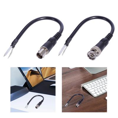 BNC samec Pigtail kabel Koaxiální konektor prodlužovací kabel s holým koncem pro připojení CCTV kamery