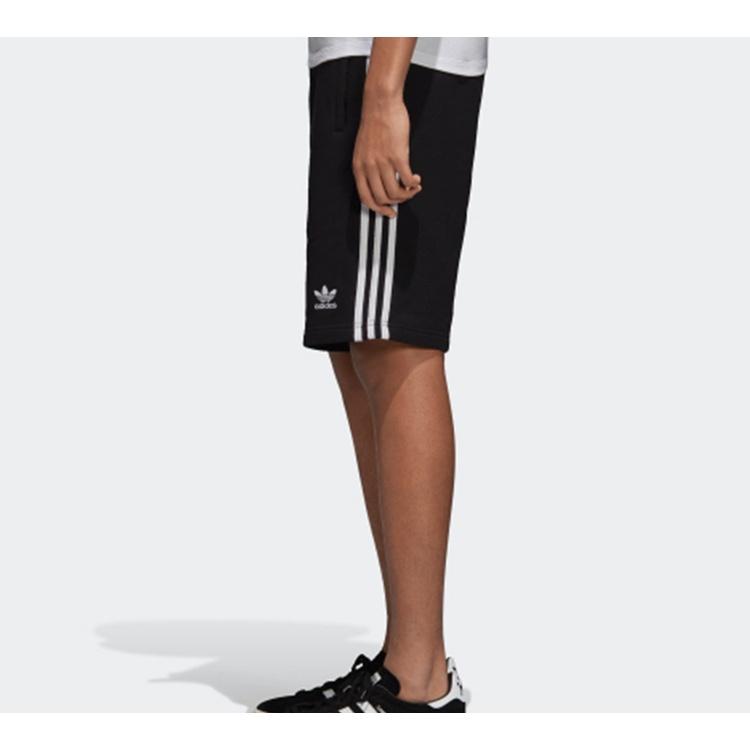 adidas Originals 3-Stripe Short Stripe Shorts Black Men's DH5798