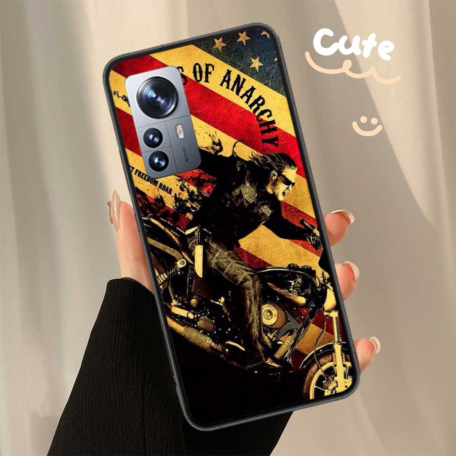 Sons of Anarchy Clear Phone For Xiaomi Poco X7 X6 X5 F6 F5 F7 Mi 14 Ultra 15 13 12 12X 12T 11T 10T Pro 11i 10 Lite Cover Case TP