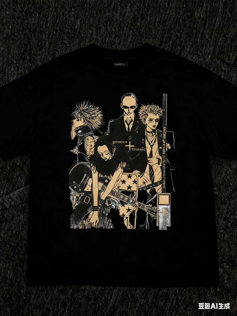 Black Stones NANA Osaki Vintage Tshirt Gift Idea Unique Cotton Men T shirt New Tee Tshirt Womens Tops