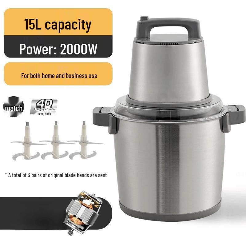 ZISIZ 15L Multi-Function Meat Grinder