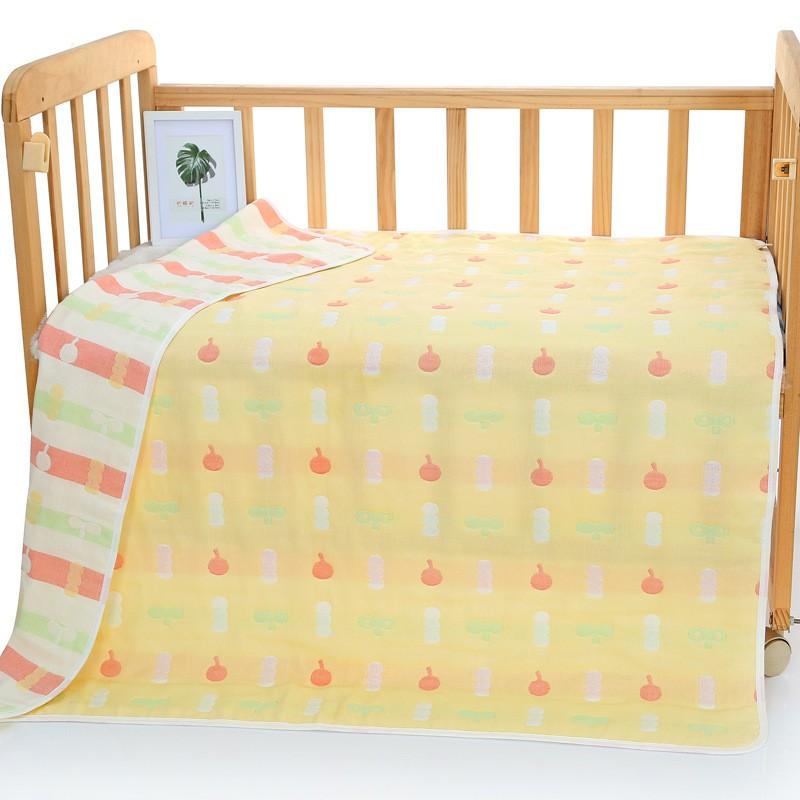 Baby Bath Towel Infant Toddler Blanket Cotton Gauze 6 Layer Muslin Wrap Newborn