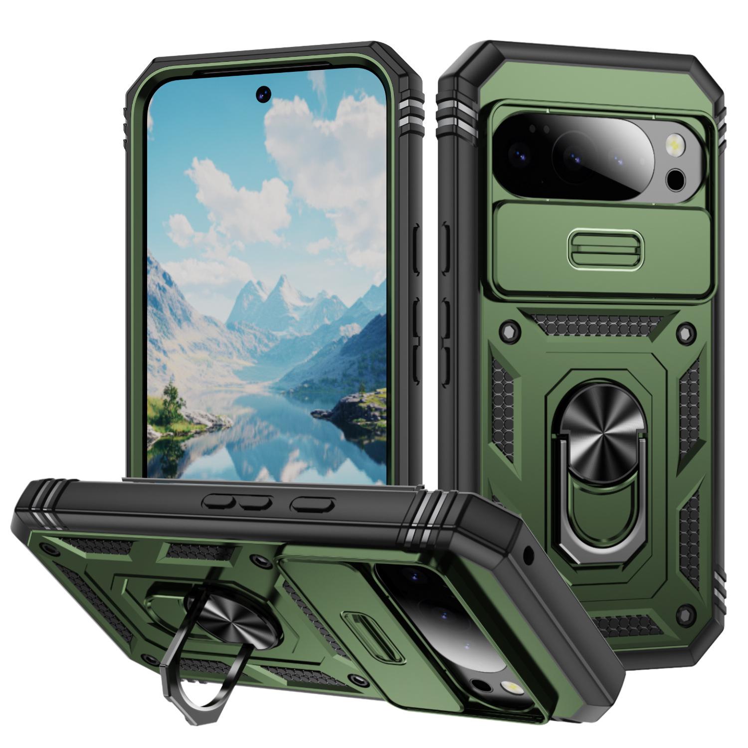 

Новый чехол для телефона Pixel 10 Pro XL Три противоударных магнитных держателя Чехол для телефона Pixel 7A