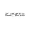 HGWE4 Bright silver Metal car Rear trunk Decals Emblem badge sticker For Skoda 4x4 Yeti Octavia Superb Fabia Kamiq Karoq Kodiaq Rapid