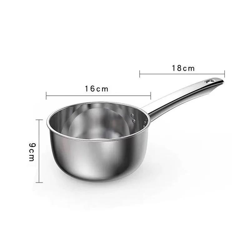 Stainless Steel Water Ladle Soup Ladle Spoon Bath Rinse Cup Water Dipper Handle Water Scoop Canning Ladle Hair Washing Kitchen
