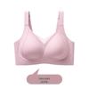 Women's Plus Size Seamless Wire-Free Push-Up Bra - Lift & Support with Breathable Side Boob Control