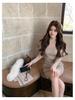 Autumn & Winter Glam Knit High-Neck Slim Fit Bodycon Mini Dress