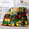 Lebendiges Bob Marley Tribute Kunstdecke Heimdekoration Weiche und bequeme Decke Maschinenwaschbar Klimaanlagendecke