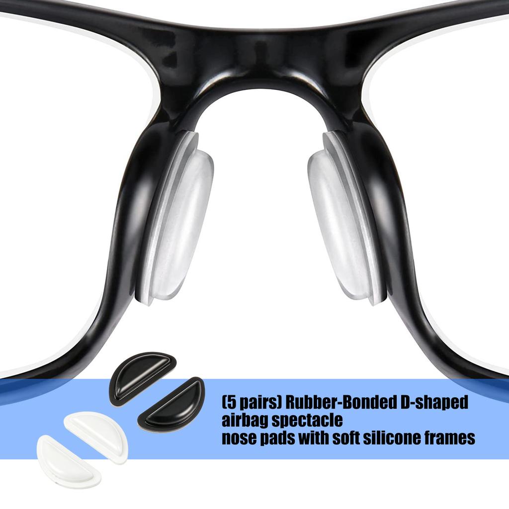 Value Pack Soft Gel Nose Pad for Intelligent Glasses NonSlip Comfort Nose Cushions Enhancing Eyewear Accessories