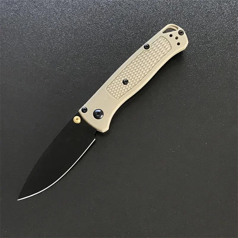 Pocket Knifes BM 533 Mini Bugout Folding Knife Nylon Fiber Handle Kitchen Knives Utility Meat Cleaver Fruit Sharp Knife EDC Tool