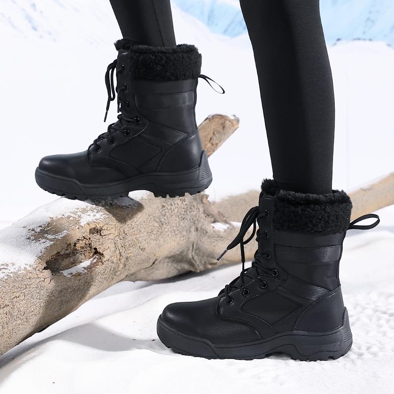 TUINANLE Women High Quality Boots Desert Men Boots Outdoor Snow Boots