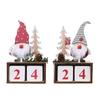Christmas Calendar Fabric Advent Countdown Santa Claus Calendar Christmas Decor