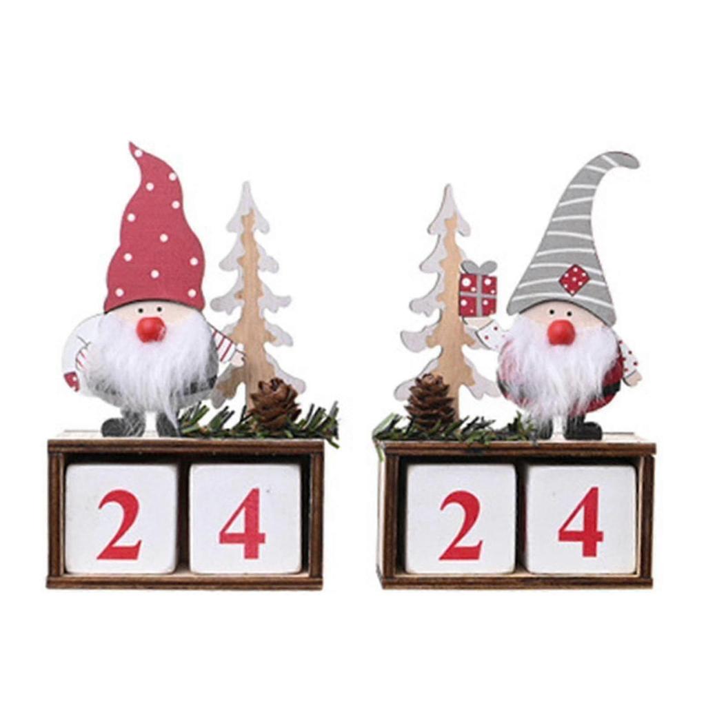 Christmas Calendar Fabric Advent Countdown Santa Claus Calendar Christmas Decor