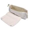 Hair Tools Travel Bag Heat Proof Detachable Heat Resist Mat Hot Hair Tools Organizer Bag for Storage Beige