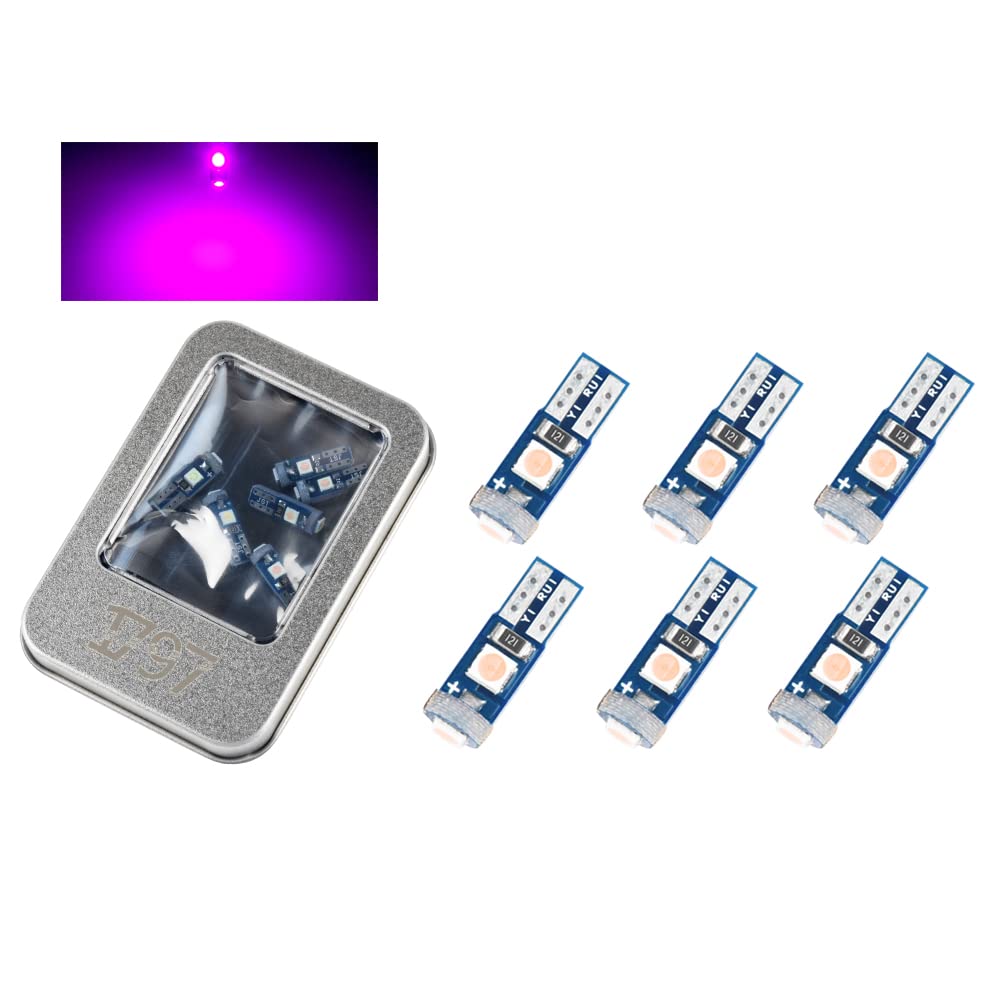 

1797 T5 LED Фиолетово-розовый Фиолетовый Сфера прибора Сфера кондиционера Панельный свет Клин set of 5 фиолетовый