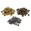 50pcs 10mm Bell End Cap Mesh Kumihimo Cord Tassel DIY Making Black