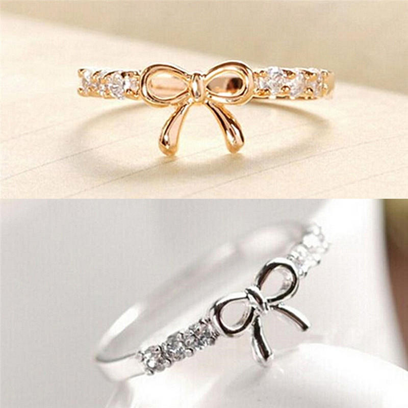 Womens' Sexy Butterfly Jewelry  Simple Ladies  Bow Ring